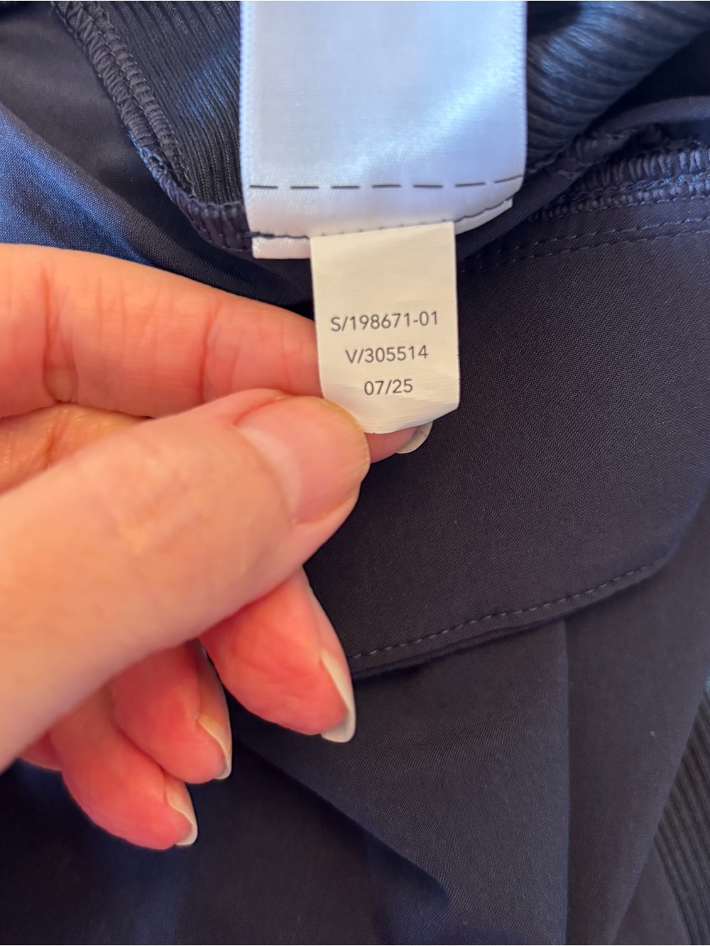 Athleta Womens Brooklyn Mid Rise Ankle Pant Navy Size 8 Tall Travel Work #198671 - Picture 9 of 11